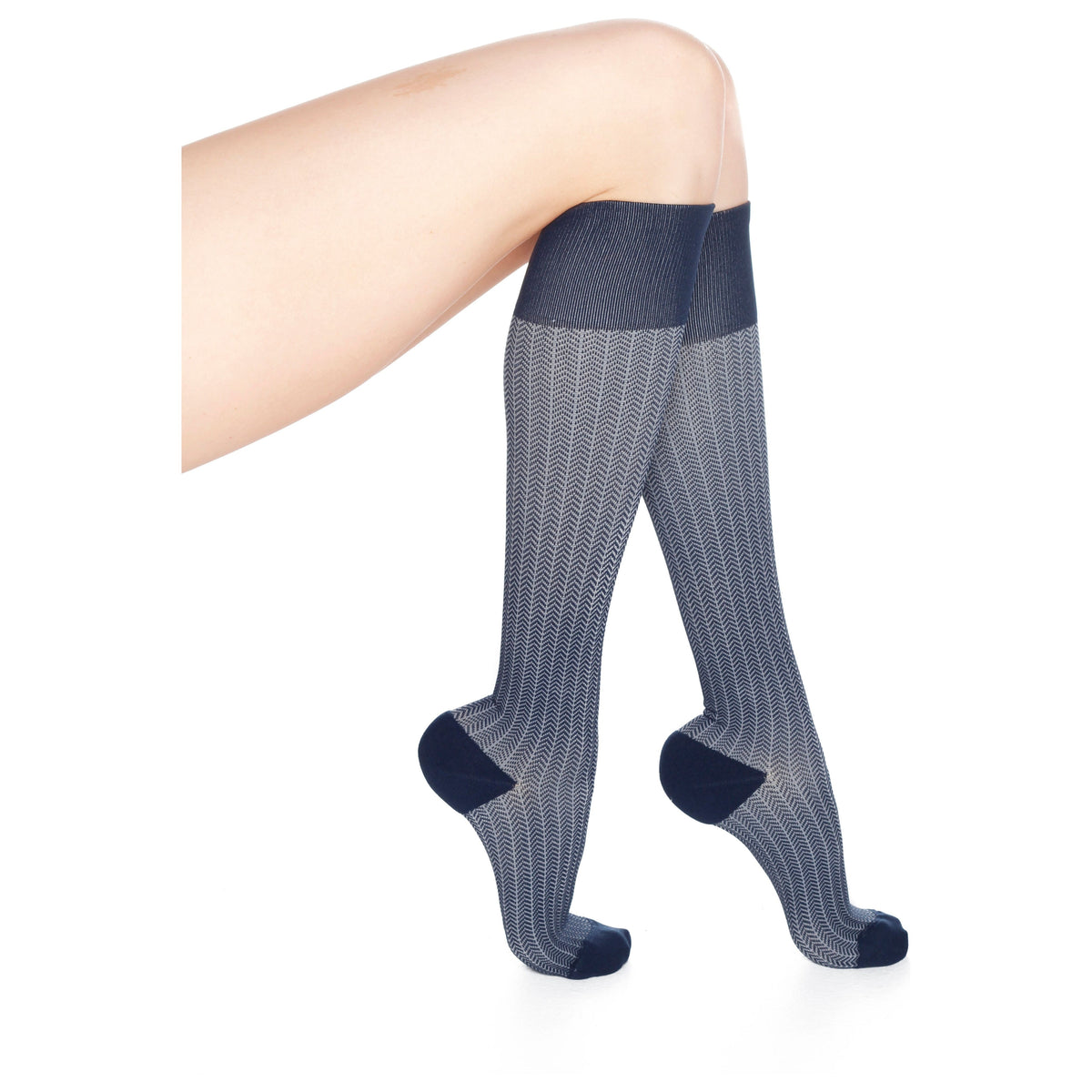 Rejuva Herringbone Compression Socks 20-30 mmHg