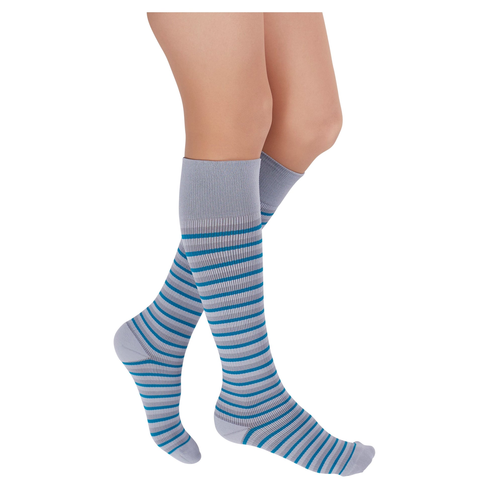 Rejuva Stripe Compression Socks 15-20 mmHg