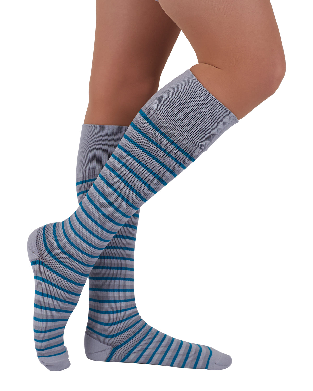 Rejuva Stripe Compression Socks 15-20 mmHg