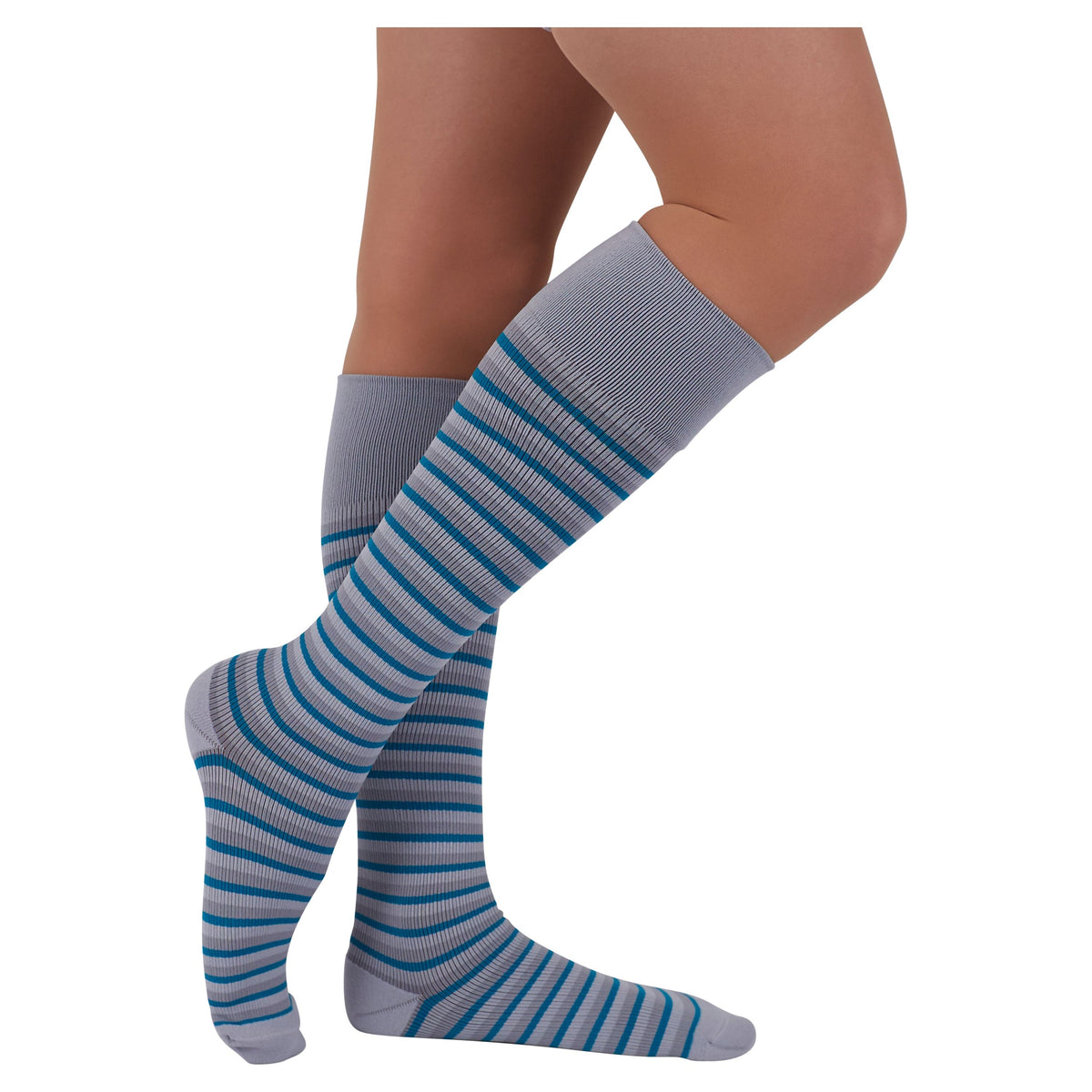 Rejuva Stripe Compression Socks 15-20 mmHg