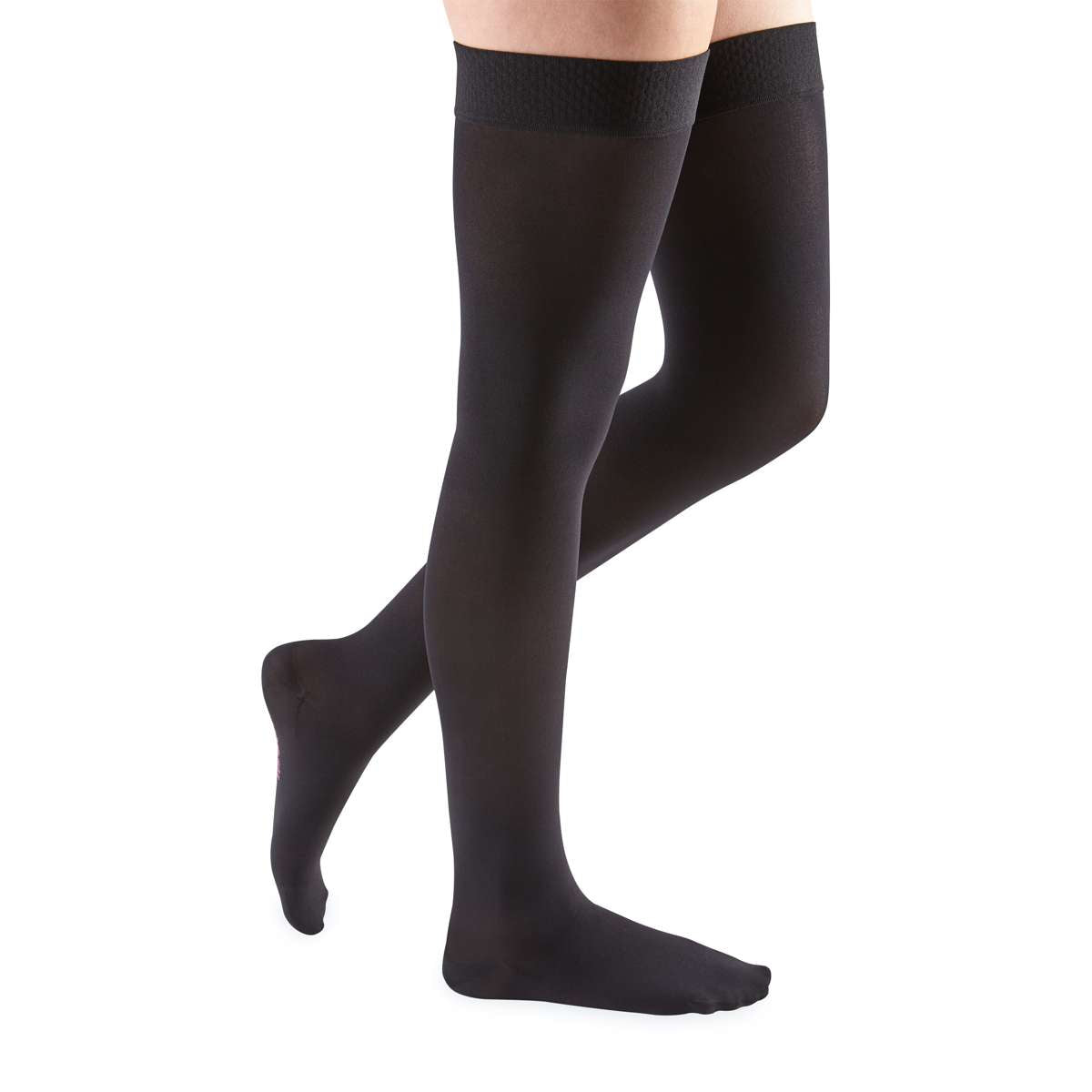 mediven comfort 20-30 mmHg thigh beaded topband closed toe petite