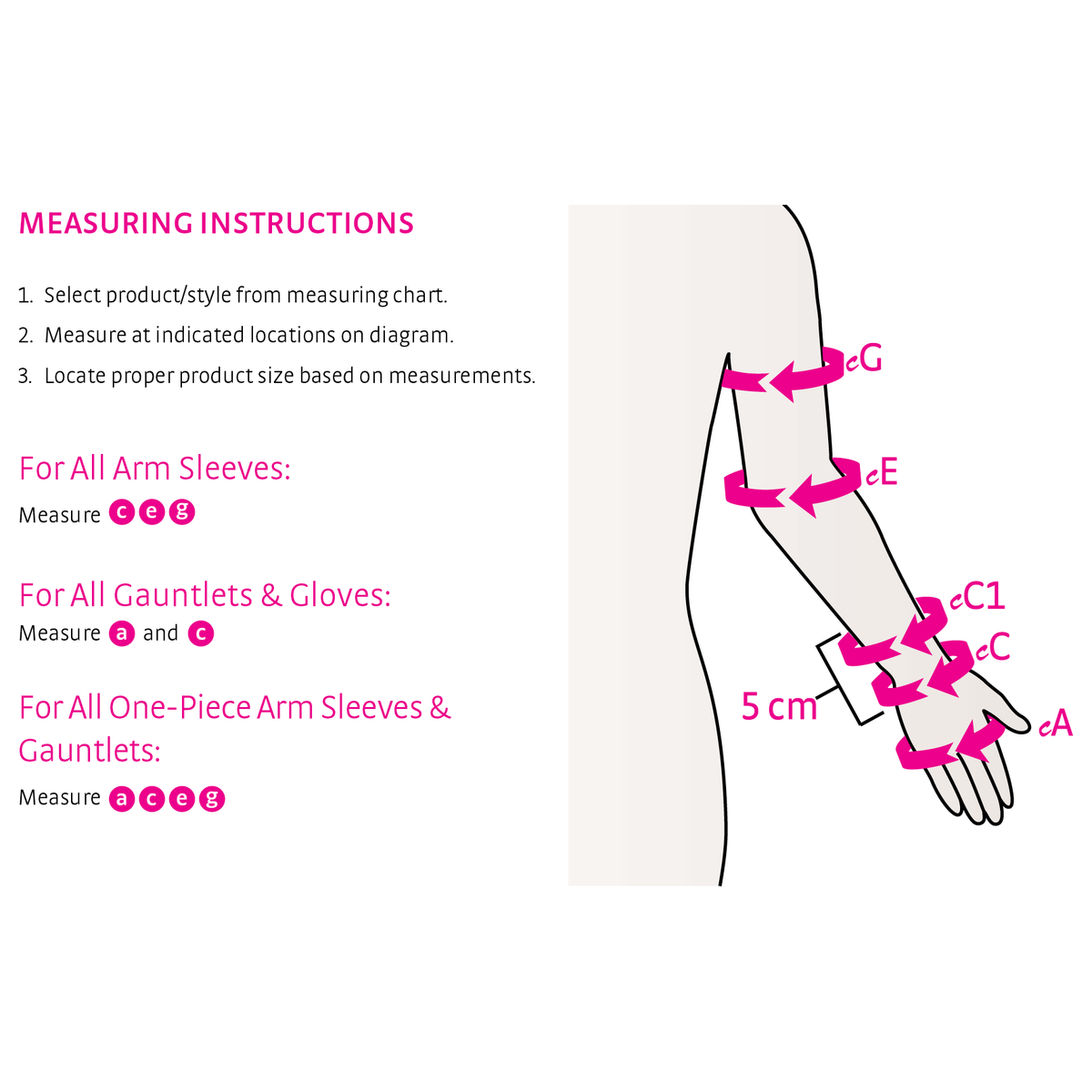 mediven harmony 20-30 mmHg armsleeve gauntlet