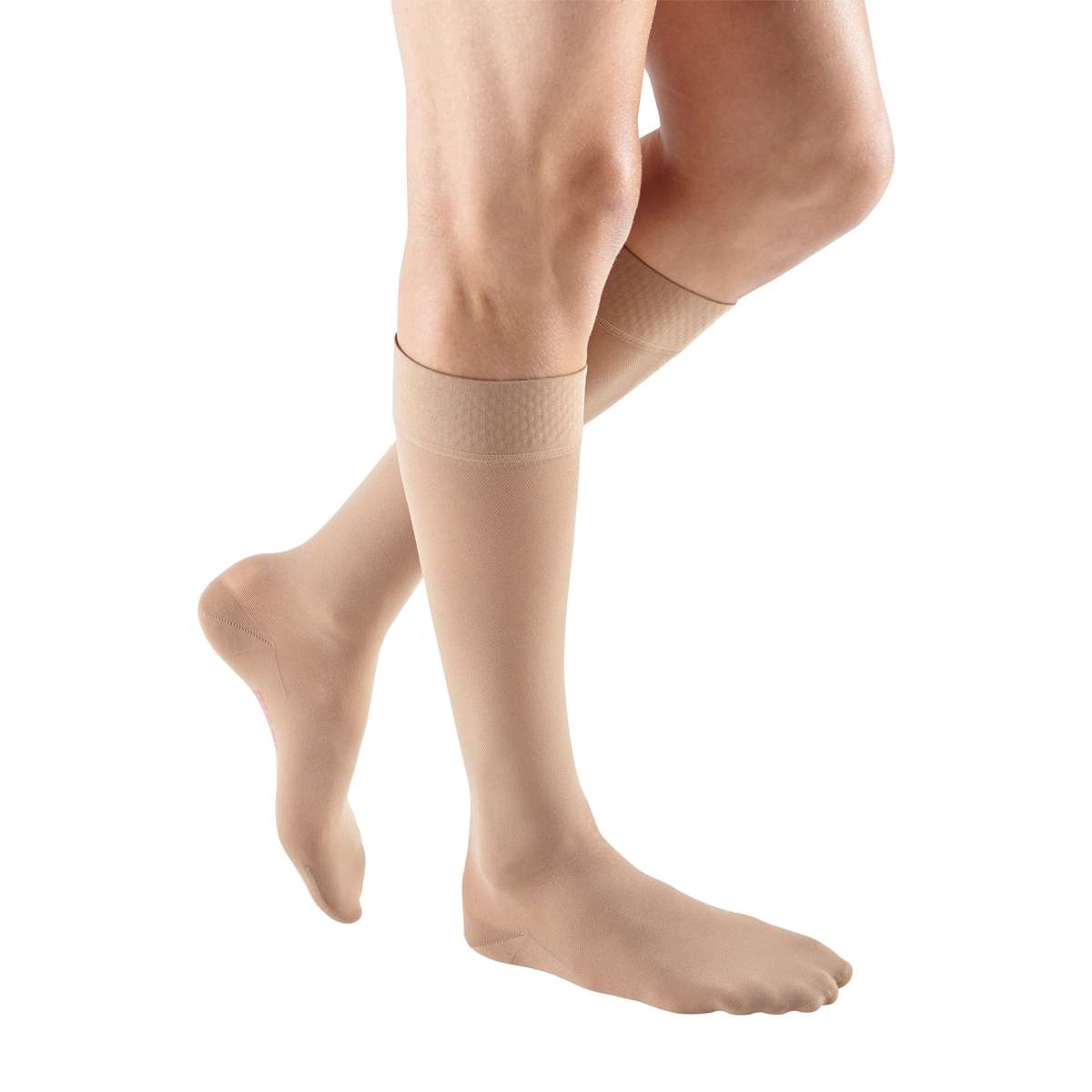 mediven plus 30-40 mmHg calf extra-wide beaded topband closed toe petite