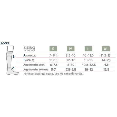 Rejuva Herringbone Compression Socks 15-20 mmHg