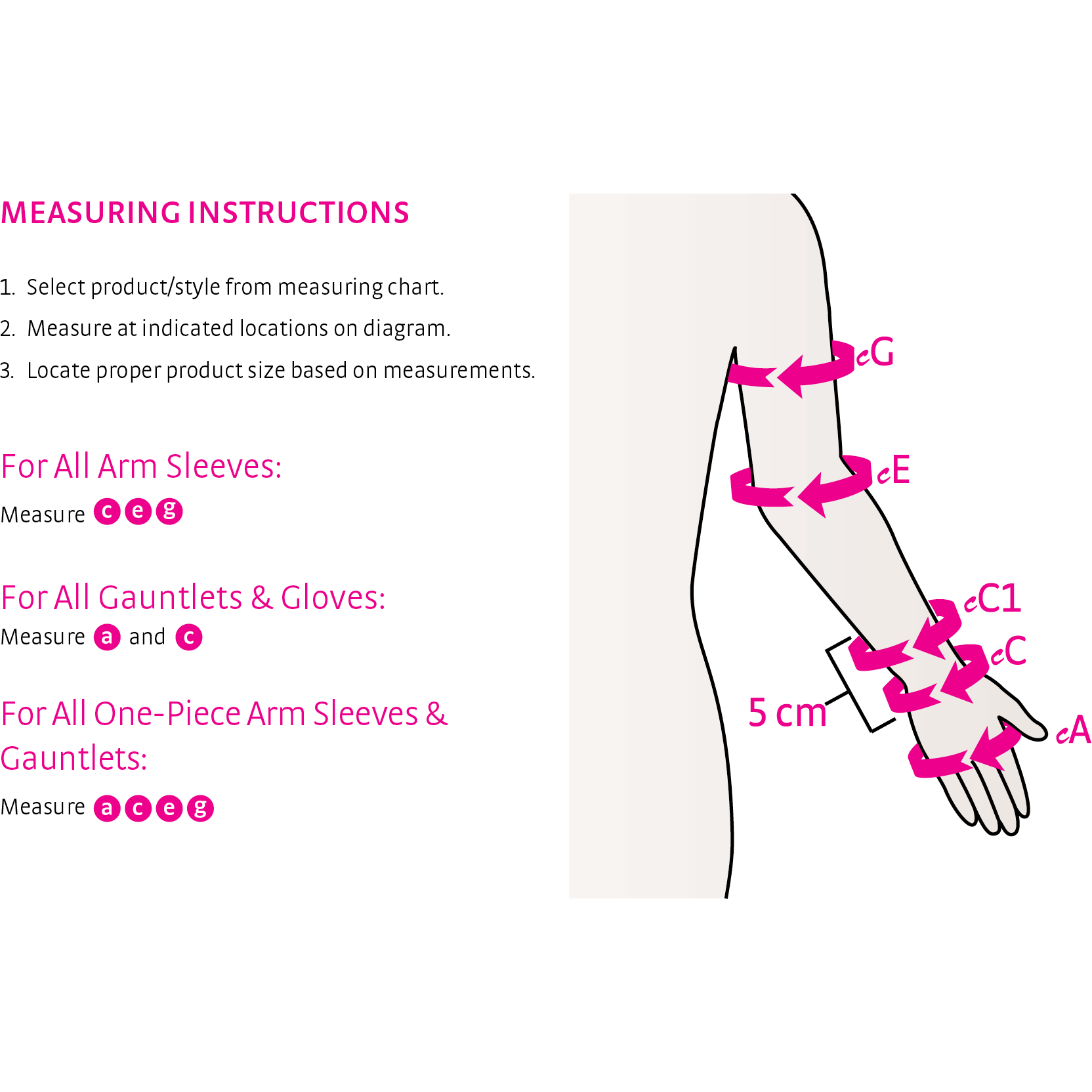 mediven harmony 20-30 mmHg armsleeve knit band