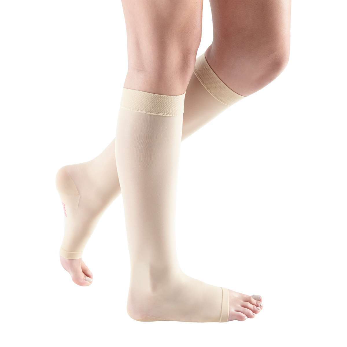mediven sheer & soft 15-20 mmHg calf open toe standard - medi connect